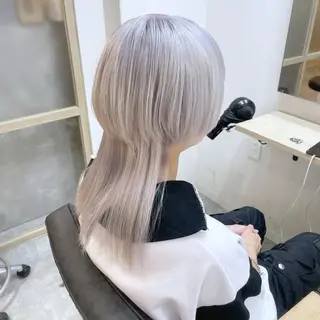 ミディアム カラー メンズ EMANON新宿南口所属・🦄中性ウルフ ☁️Shiori🦄のヘアスタイル