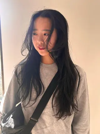 ロング カラー ヘアアレンジ 🎀suzuna 透明感colorのヘアスタイル