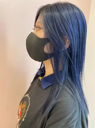 セミロング 西本 夏美のヘアスタイル