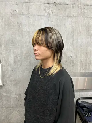ミディアム カラー メンズ Blossom 大山店所属・桜井晶/ Blossom大山店のヘアスタイル