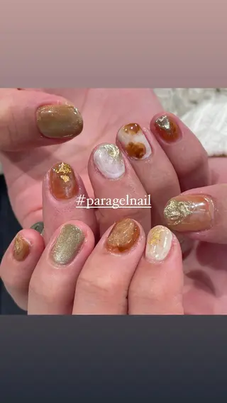 ネイル 淡色ネイル 🎀moeのネイルデザイン