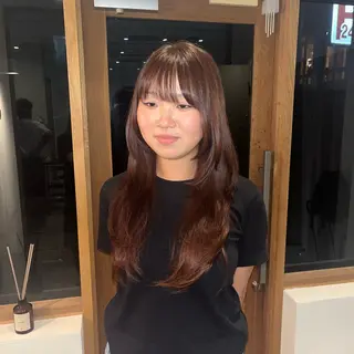 ロング Wカラー🐾 ハルナのヘアスタイル