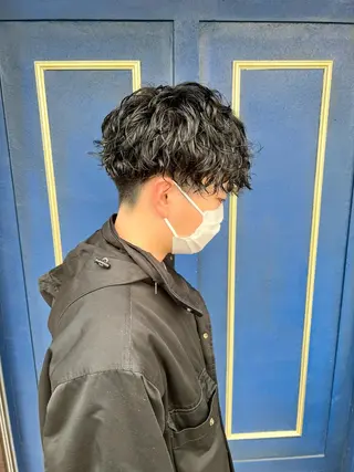 ショート パーマ メンズ 🦩パーマン🦩佐藤 航太のヘアスタイル