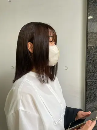 ミディアム カラー 横浜カラー/パーマ/ SAKI💫のヘアスタイル