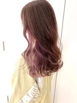 セミロング ParveMix 佐々木梨紗🤍のヘアスタイル