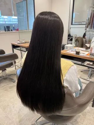 ロング カラー 髪質改善カラー ゆづきのヘアスタイル