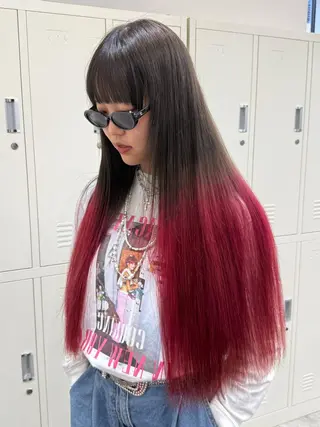 カラー カット¥1100 / 𝙍𝙪𝙣𝙖⟡.のヘアスタイル