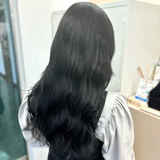 ロング カラー 🔵暗髪　特化🔵 梅田・増田のヘアスタイル