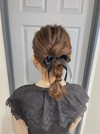 ミディアム 緒方 つばさのヘアスタイル