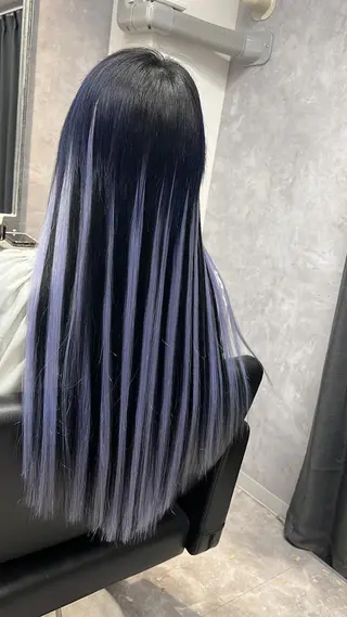 ロング カラー mimiiy梅田 中崎町ハイトーンのヘアスタイル