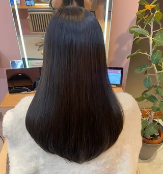 ロング 🪼🫧垢抜け韓国風 カラー🦔さえ🦔のヘアスタイル