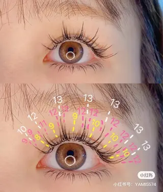 マツエク・マツパ Belle所属・Belle 山崎のマツエク・マツパデザイン