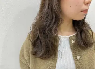 ロング カラー まいか🤎髪質改善 ミルクティーボブ🎀のヘアスタイル