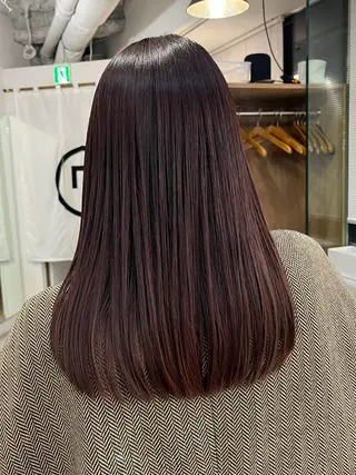ロング カラー nishihama nanaのヘアスタイル