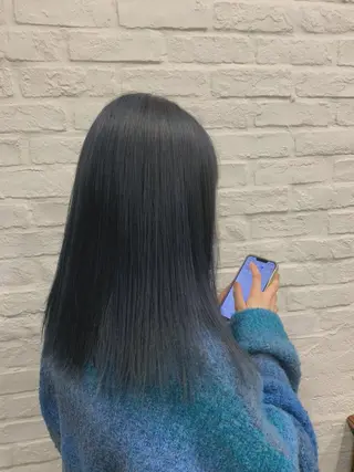 セミロング カラー aell所属・ann/ 京都北大路のヘアスタイル