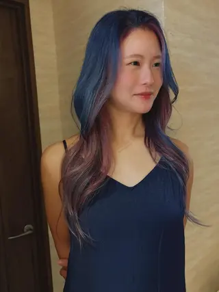 ロング カラー トレンドヘア ♥kanaのヘアスタイル