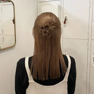 ヘアアレンジ canon/ベージュ /透明感カラーのヘアスタイル