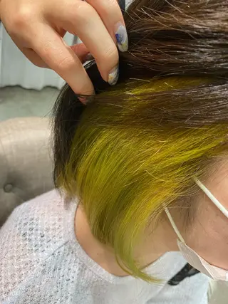 ミディアム カラー ヘアアレンジ 指名支持率NO.1 スタイリストのヘアスタイル