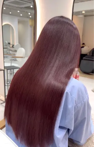 ロング 韓国ヘア🩶侑矢 艶髪透明感/福岡のヘアスタイル