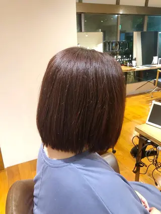 ミディアム カラー 髪質改善HAIR RESORT MASSIVE横浜桜木町店所属・森野 桂のヘアスタイル