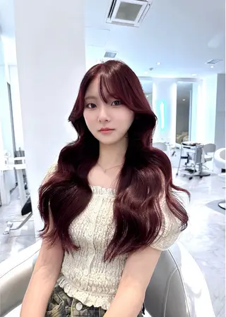 ロング カラー miuru/網紅ヘア 🇨🇳レイヤーのヘアスタイル