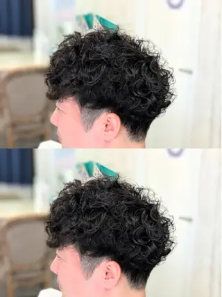 パーマ メンズ メンズパーマ/ボブ/ レイヤー店長えのもとのヘアスタイル