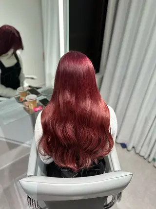 カラー unique所属・ブリーチデザイン 指名No1松原吹季のヘアスタイル