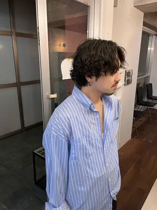 パーマ メンズ fifth 柏崎功真のヘアスタイル