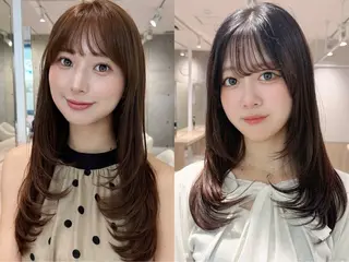 セミロング エリア人気No.1 美容室Ash西船橋のヘアスタイル