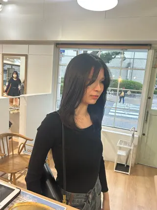 セミロング 藤田 侑花のヘアスタイル