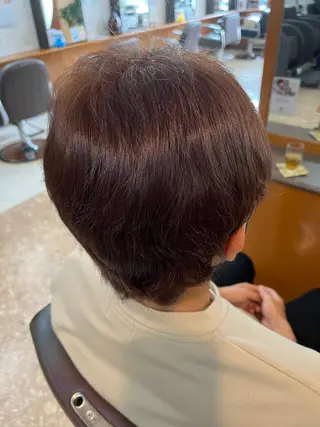 ショート カラー メンズ 熊谷 はつなのヘアスタイル