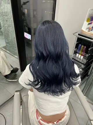 セミロング カラー ヘアアレンジ 🦁ハイトーン/ 透明感/かずや🦁のヘアスタイル