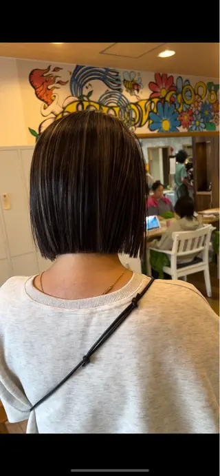 ミディアム レディースカット ✄﻿杉山来輝金沢文庫のヘアスタイル
