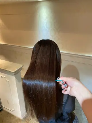 ロング カラー 癖毛&ダメージ改善 カット/soyaのヘアスタイル