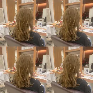 セミロング カラー 【カラー指名No 1✨】原田響のヘアスタイル