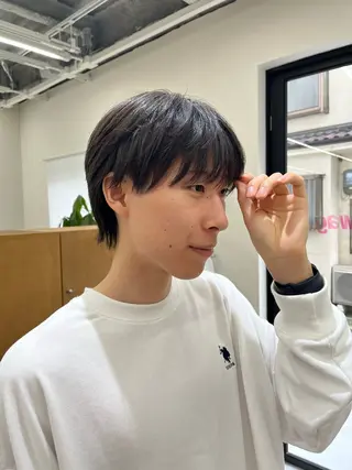 ショート メンズ miyu /レイヤー/ブリーチのヘアスタイル