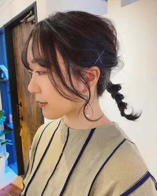 セミロング ヘアアレンジ nanaka/ レイヤーカットのヘアスタイル