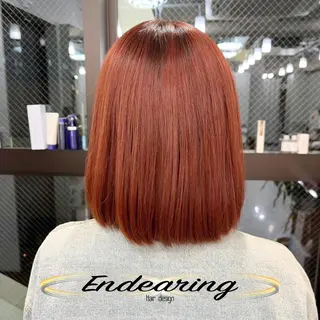 カラー Endearing 銀座/レイヤーカットのヘアスタイル