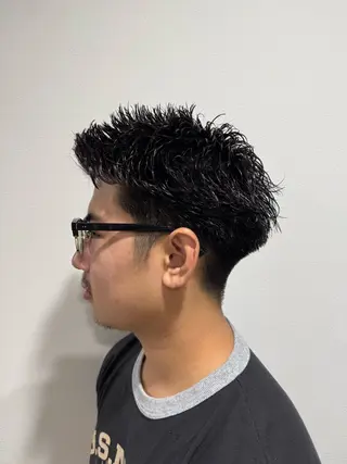 メンズ 平尾/艶カラー/ アッシュ系/中川誠大のヘアスタイル