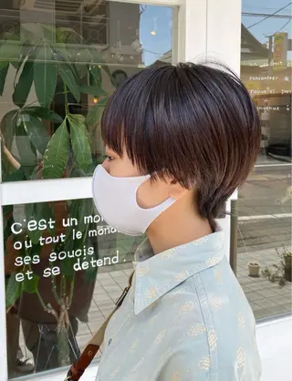 ショート わかばやし ゆうこのヘアスタイル