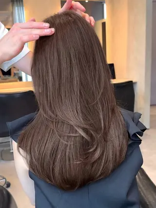ロング LEANE THE TOKYO所属・外苑前/毛流れ レイヤー🍃荒谷進介のヘアスタイル