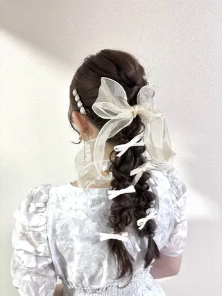 ロング 渡邊 大樹のヘアスタイル