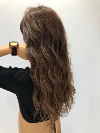 ロング 日野・八王子縮毛矯正 ワタナベリョウマのヘアスタイル