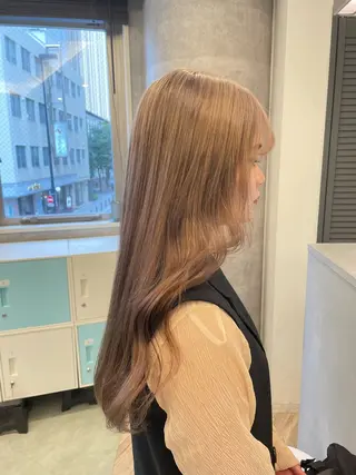 ロング ♡似合わせハイトーン ♡maiのヘアスタイル
