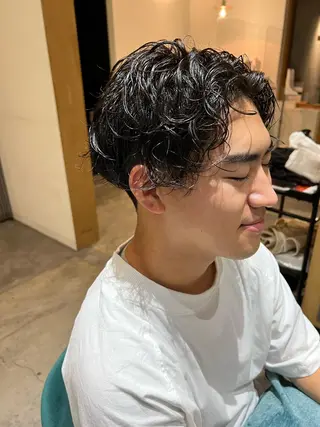 パーマ メンズ パッチリ可愛いまつげ に✨moemiのマツエク・マツパデザイン