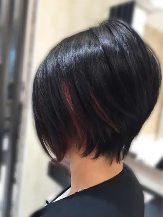 ショート カラー Renatus店長 金子裕美のヘアスタイル