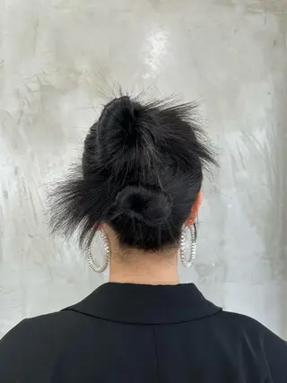 ロング カラー ヘアアレンジ 韓国/ハイトーン/ ボブ🎀MIKU🎀のヘアスタイル