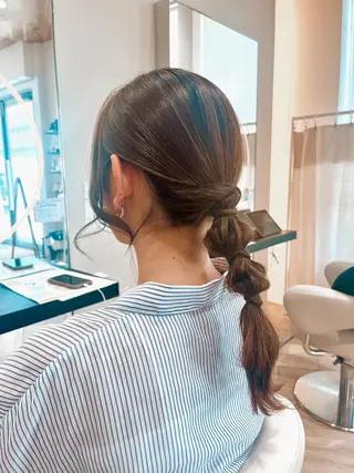 ヘアアレンジ 透明感カラー🫧/ アレンジ/ayanoのヘアスタイル