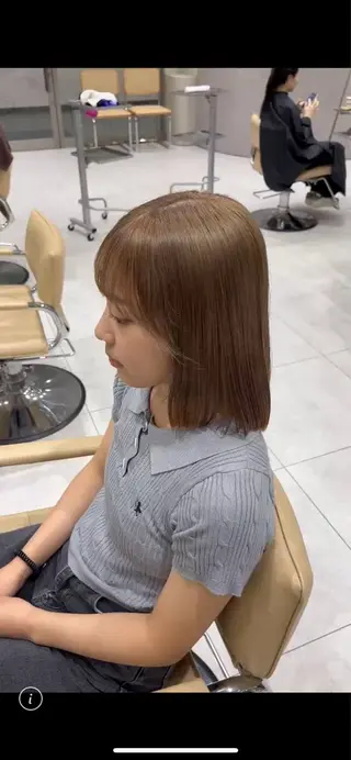 カラー 石川 隼のヘアスタイル