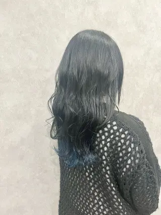 ロング カラー FUJINO RYOのヘアスタイル